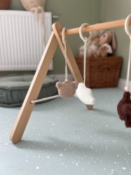 Mata piankowa 120x180 Puzzle SPOTS OLIVE Olya Kids