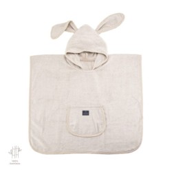 Ponczo bambusowe – Linen Beige Makaszka