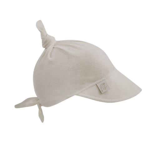 Lniana chusteczka na głowę Natural 33-60 cm / BabySteps