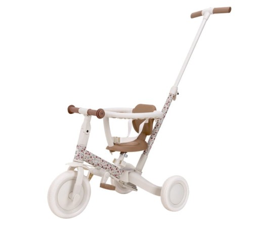 Little Dutch Rowerek trójkołowy 4w1 z rączką Sunny Flower