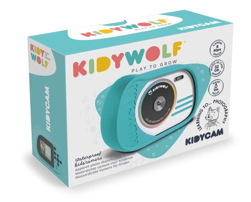 Kidycam aparat fotograficzny wodoodporny zielony Kidywolf