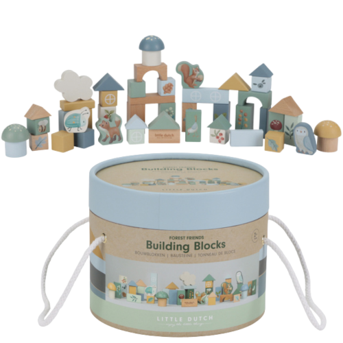 Zestaw klocków Forest Friends 50 el Little Dutch
