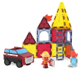 Klocki Magnetyczne Fire Rescue 27 el. MAGNA-TILES zawartość zestawu