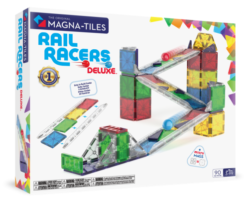 Klocki Magnetyczne Rail Racers XL 90 el. MAGNA-TILES