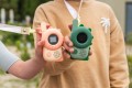 Krótkofalówki dla dzieci Zoo Walkie Talkie - Dino Pink, Dino Green The ZooFamily łatwa obsługa