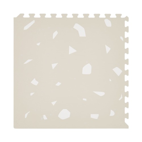 Mata piankowa puzzle TERRAZZO TAUPE Olya Kids