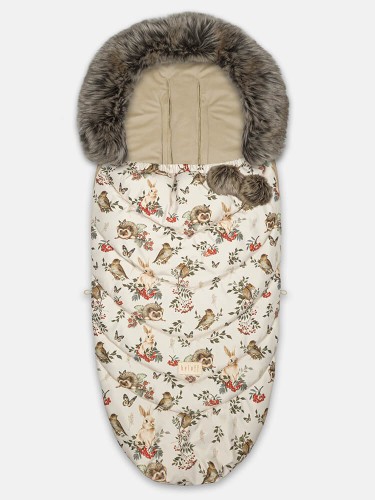 Śpiworek zimowy do wózka Leśni Przyjaciele Beloff