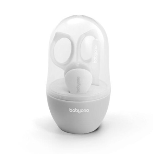 Zestaw do pielęgnacji paznokci szary / BabyOno