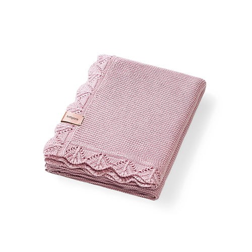 Kocyk bambusowy różowy BabyOno