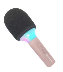 Kidymic - mikrofon do karaoke z modulacją różowy Kidywolf