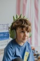 Kidy-Ears - słuchawki dla dzieci dinozaur Kidywolf ładowanie przez usb-c