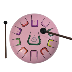 Tambu bębenek językowy różowy Średni Rosa Mat Juegaconmigo