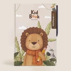 Tablet Graficzny KidLupe z kartami pracy do rysowania KidBook Safari 