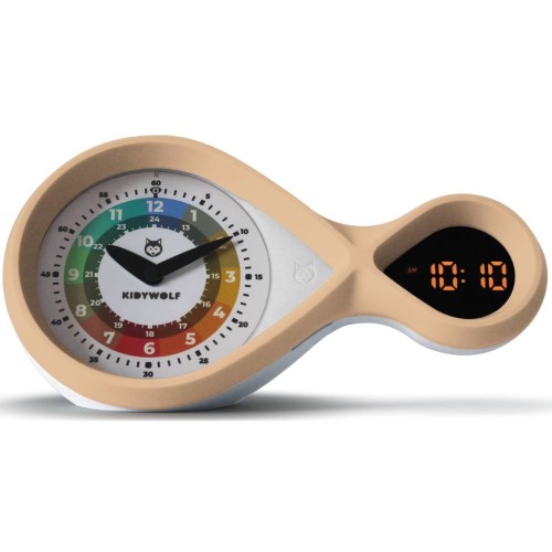 Kidyalarm - budzik edukacyjny melonowy Kidywolf