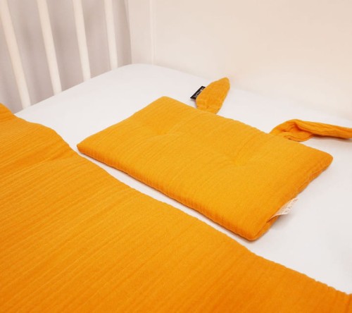 Kołderka muślinowa do wózka z poduszką  Mango Lullalove  