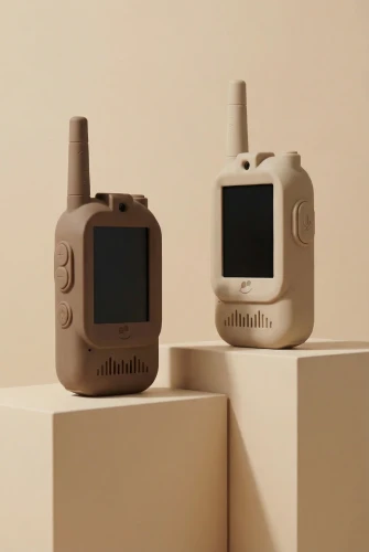 KidTooki - Video Walkie Talkie Beige Kidinex