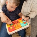 PlayTab Sensoryczne Kwadraty - Zestaw 3 ze Zgarniaczem Kuleczek Fat Brain Toys kwadraty aktywności