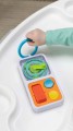 PlayTab Sensoryczne Kwadraty - Zestaw 3 ze Zgarniaczem Kuleczek Fat Brain Toys zabawa w podróży