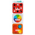 PlayTab Sensoryczne Kwadraty - Zestaw 2 z Biało-Czarnymi Kuleczkami Fat Brain Toys