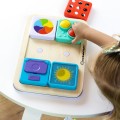PlayTab Sensoryczne Kwadraty - Zestaw 2 z Biało-Czarnymi Kuleczkami Fat Brain Toys umiejętności motoryczne