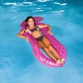 Materac do pływania z siateczką Neon Leopard The Swim Essentials łatki naprawcze w zestawie