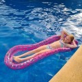 Materac do pływania z siateczką Neon Leopard The Swim Essentials obciążenie do 80 kg