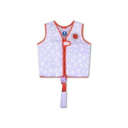 Kamizelka do nauki pływania dla dzieci 19-30 kg Lila Leopard The Swim Essentials