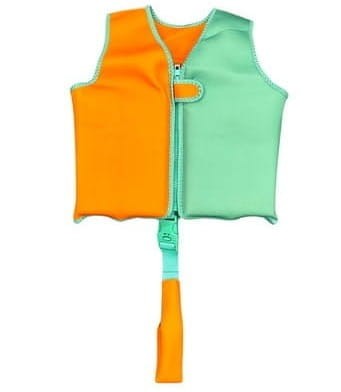 Kamizelka do nauki pływania dla dzieci 19-30 kg Orange Green Colourblocking The Swim Essentials
