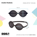 Okulary przeciwsłoneczne Diabola 0-1 Light Blue Kietla wymiary