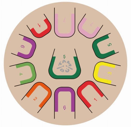 Tambu+ Duży bębenek językowy Soul Serenity - melonowy Juegaconmigo