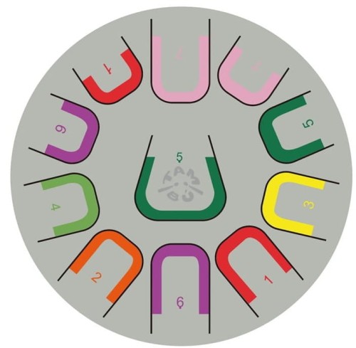 Tambu+ Duży bębenek językowy Earth Harmony - miętowy Juegaconmigo