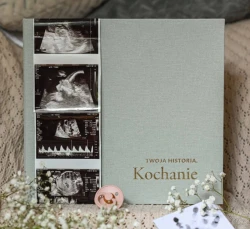 OUTLET Pamiętnik dziecka "Twoja historia Kochanie" Błękitny  Memorable