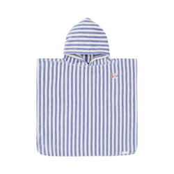 Poncho kąpielowe Dreamy Purple Stripe Little Dutch