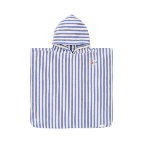 Poncho kąpielowe Dreamy Purple Stripe Little Dutch