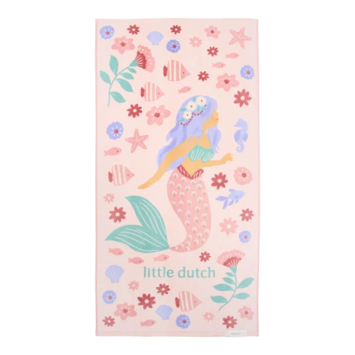 Ręcznik plażowy Dreamy Mermaid Multicolour 60x120cm Little Dutch