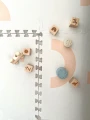 Mata piankowa puzzle SHAPE PEACH Olya Kids łatwa w czyszczeniu