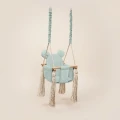 Huśtawka VelvetSwing Sky Gray drewniana Babysteps