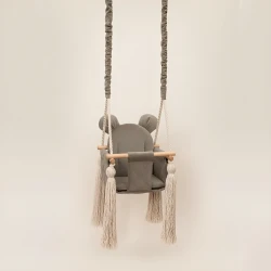 Drewniana huśtawka VelvetSwing Vintage Beige Babysteps