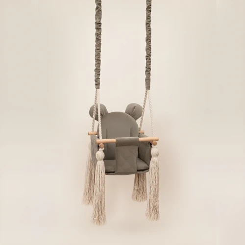 Drewniana huśtawka VelvetSwing Vintage Beige Babysteps