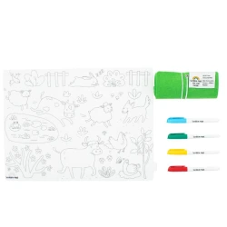 Scribble - mata silikonowa do kolorowania On the farm Juegaconmigo