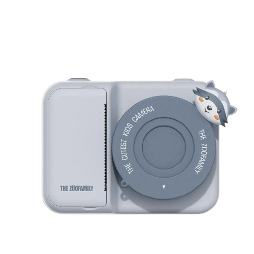 Aparat cyfrowy z drukarką dla dzieci Zoo Print - Raccoon The ZooFamily