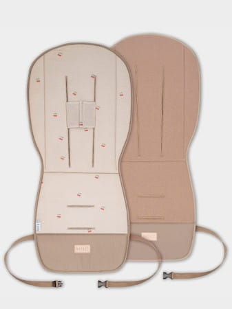 OUTLET ZESTAW Bambusowa wkładka do wózka Wisienki Beloff 