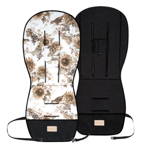 OUTLET ZESTAW Wkładka do wózka Słoneczniki z lnem Beloff