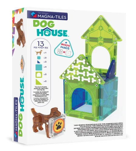 Klocki Magnetyczne Dog House 13 el. MAGNA-TILES