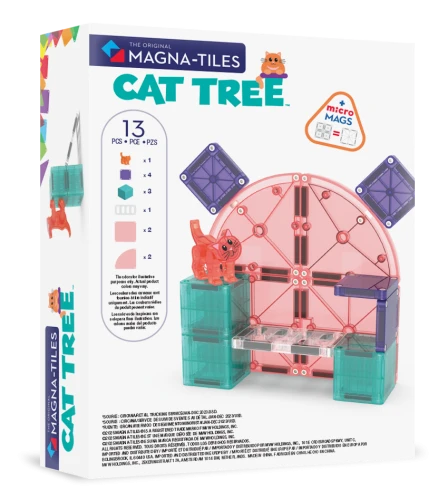 Klocki Magnetyczne Cat Tree 13 el. MAGNA-TILES