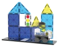 Klocki Magnetyczne Police Patrol 20 el. MAGNA-TILES kompatybilne z innymi zestawami