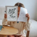 Kidydraw-Pad tablet rysunkowy podświetlany Animals Kidywolf od 8 roku życia