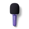 Mikrofon Karaoke Glitter Groove Fioletowy Lalarma ładowanie usb-c