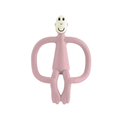 Gryzak kojący ze szczoteczką Małpka pastelowy Matchstick Monkey