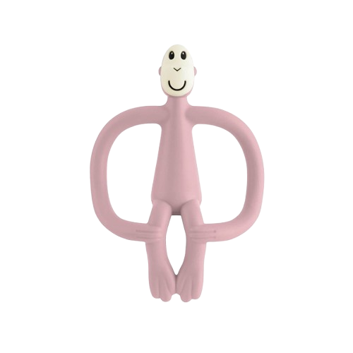 Gryzak kojący ze szczoteczką Małpka pastelowy Matchstick Monkey